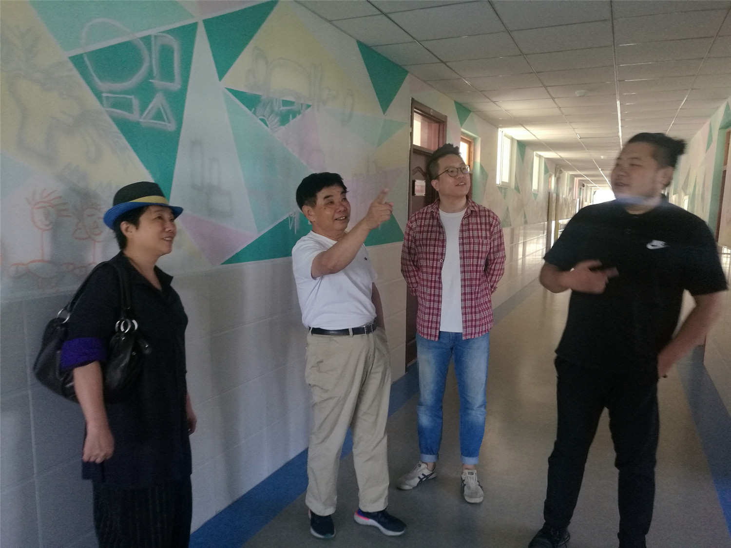 李辰、于雨田到淄博市特殊教育中心參觀指導