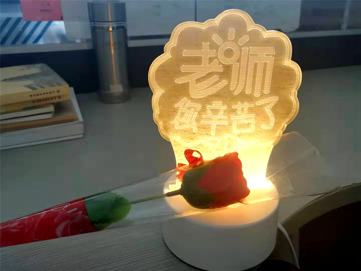 自制禮物獻老師 濃濃情意念師恩